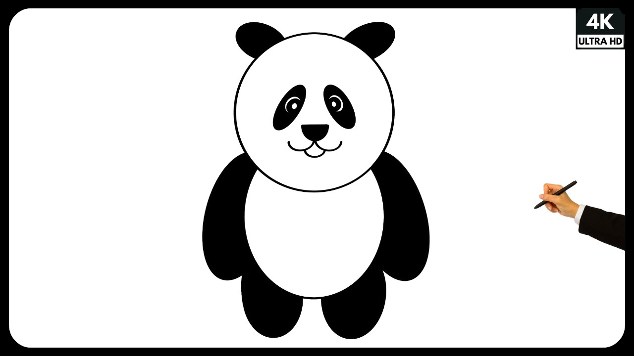 How to Draw a Panda | Panda Drawing | Step by Step Drawing Tutorial | Easy Drawing for beginners