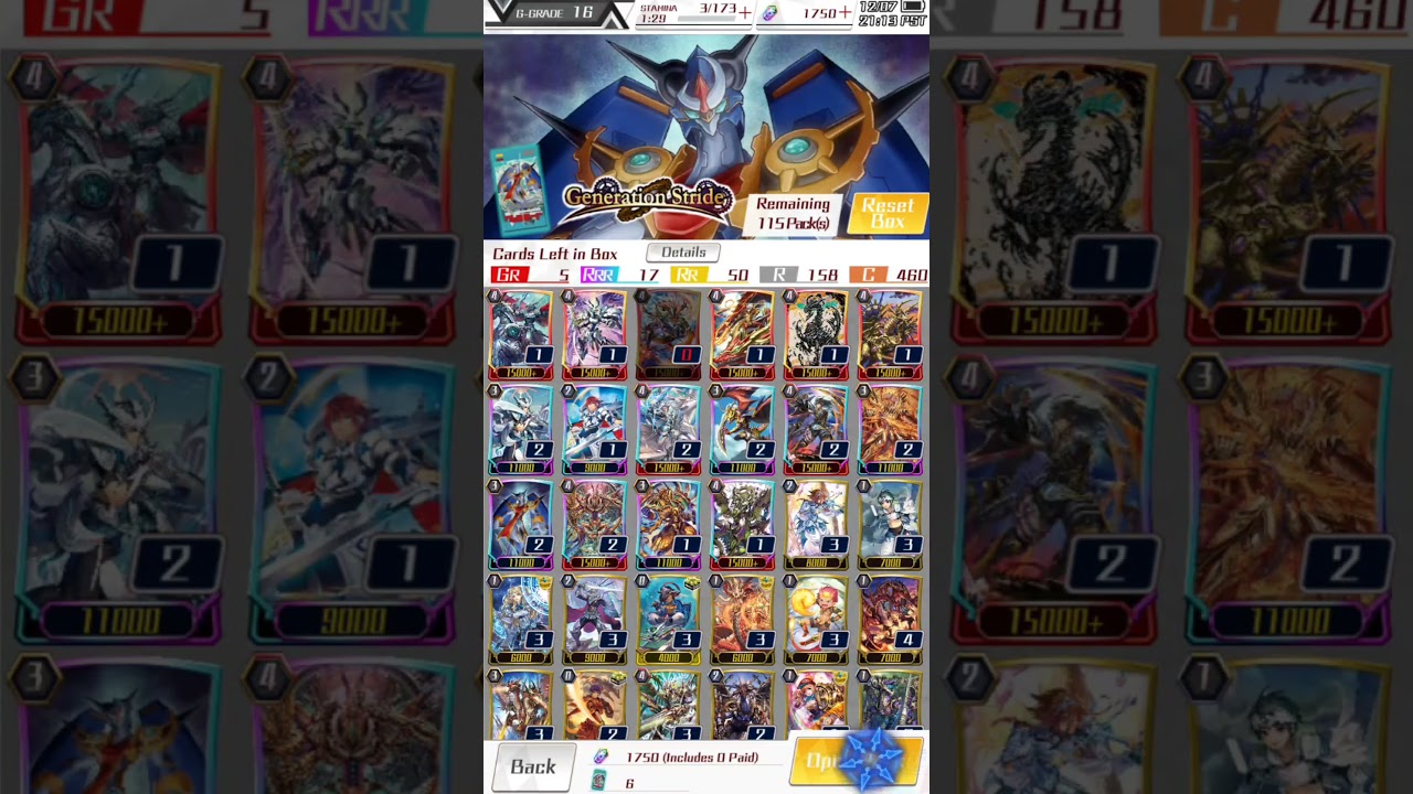 Vanguard Zero G Set 1 Generation Stride Lets Stride Together Campaign Pack Opening #vgz#vanguardzero