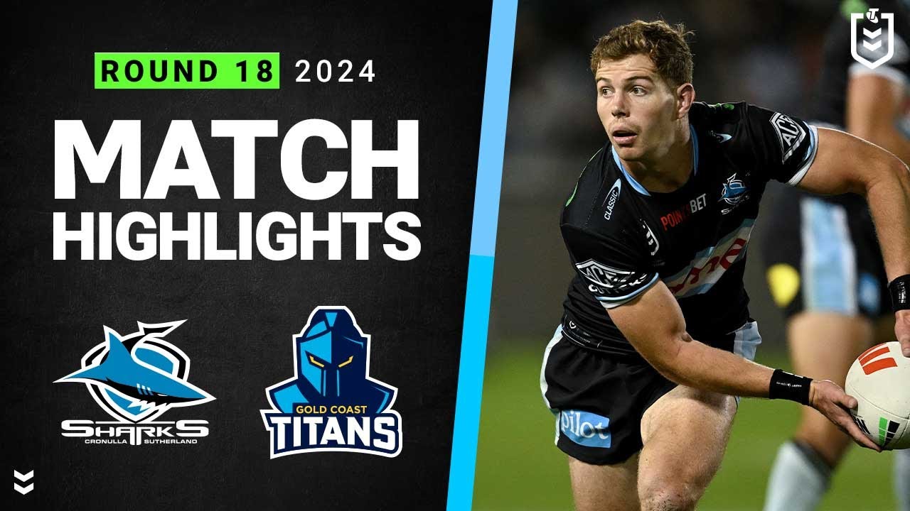 NRL Highlights | NRL 2024 | Sharks v Titans | Match Highlights