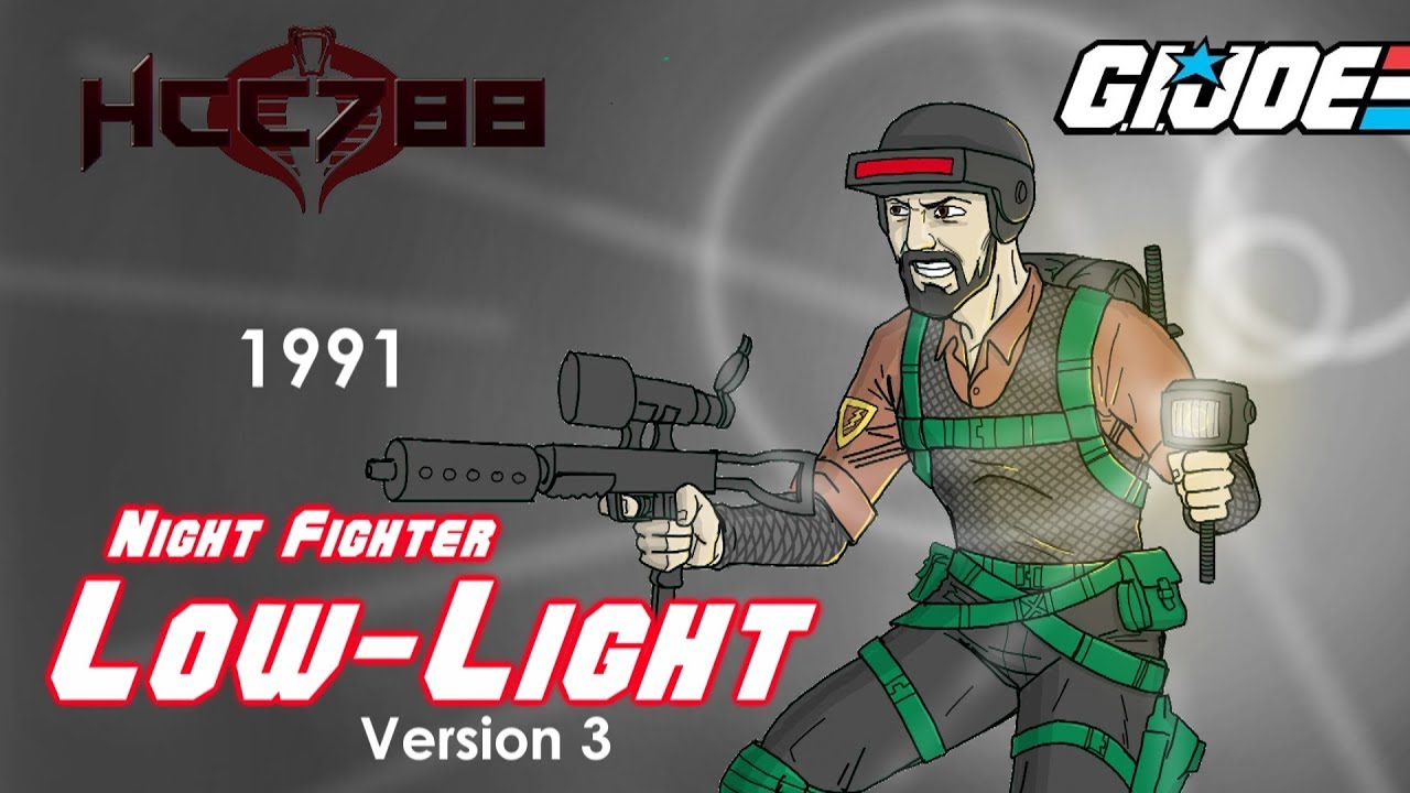 HCC788 - 1991 LOW-LIGHT - Night Fighter - Vintage G.I. Joe toy review!