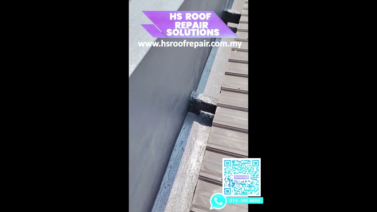 Professional Concrete Gutter Repair and Waterproofing Service Gombak | Taman IbuKota #bumbungbocor
