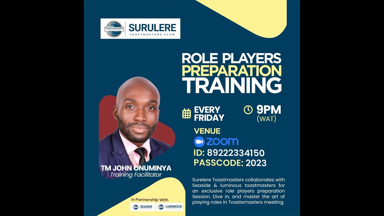 How to play the role of a Speech Evaluator and Table Topics Evaluator in a Toastmasters Meeting