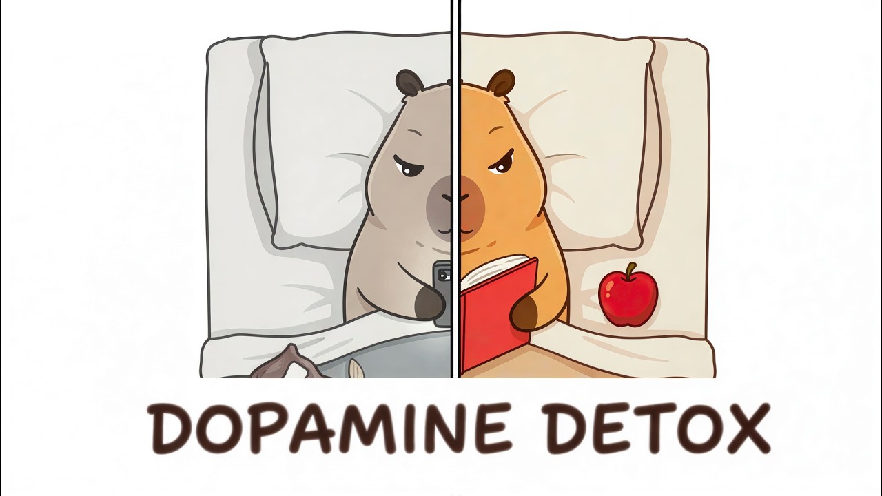 How to Trick Capybara Brain Into Enjoying Hard Things (Dopamine detox)
