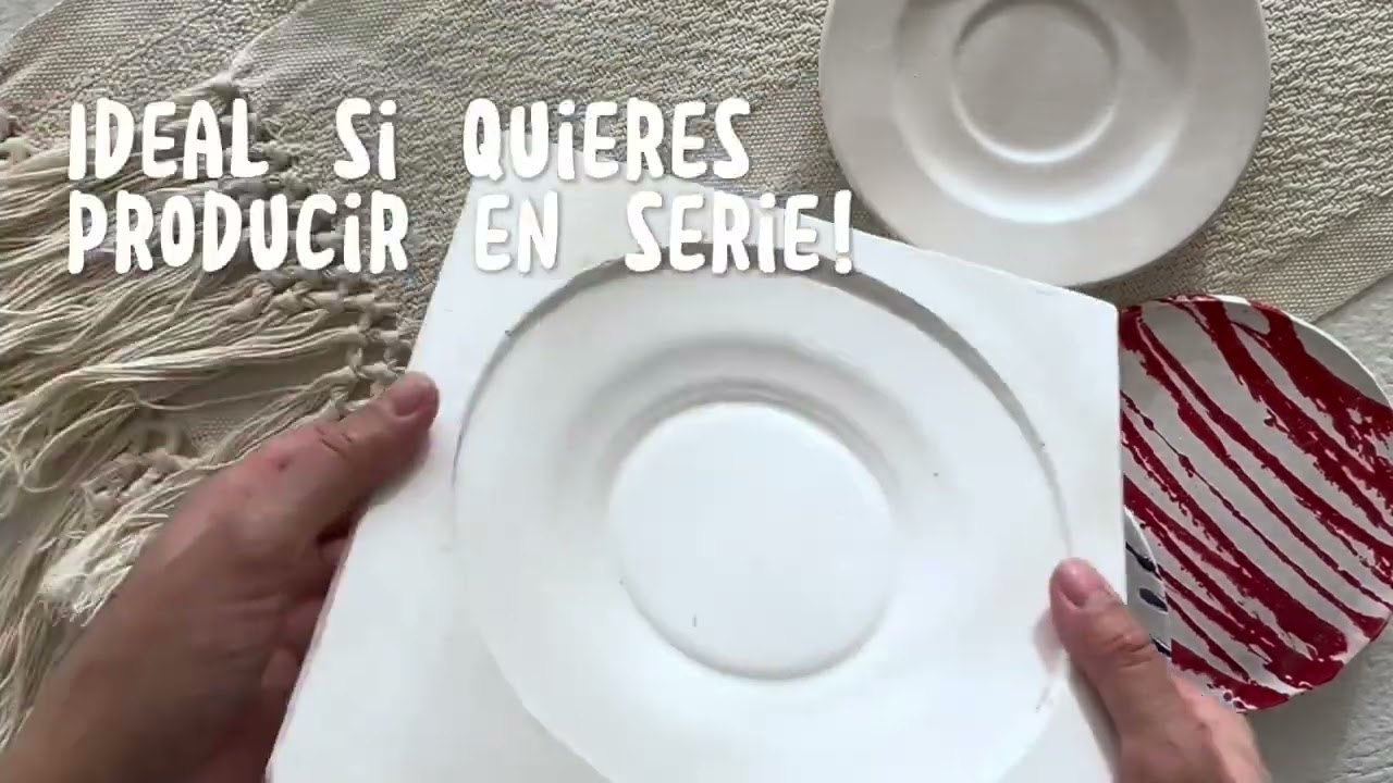 Moldes de yeso para cer&aacute;mica