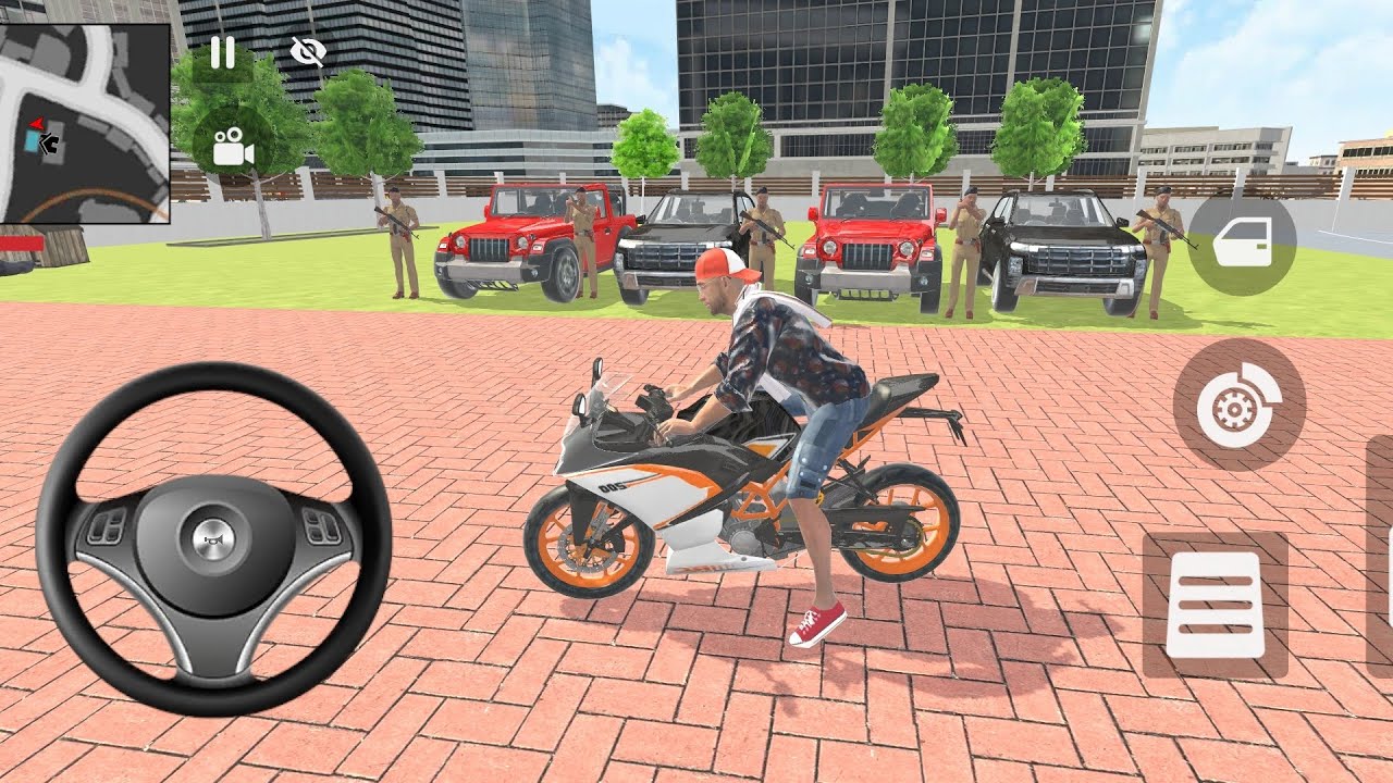 🎮 Franklin Order by 2️⃣ Black Creta and 2️⃣ Red Open Red Thar 💥 in Indian 🇮🇳 Bike Simulator Game 🤑🎮