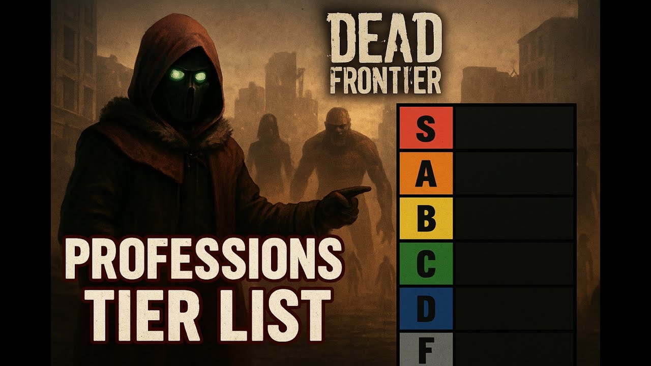 Dead Frontier - S to F Tier Professions ranking list