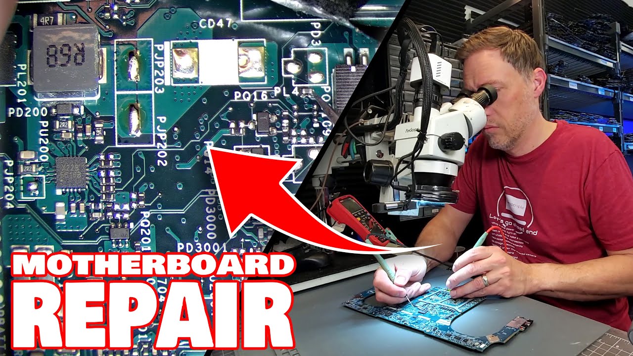 [Live Repair] -- Fixing a Laptop Motherboard LIVE, Can I Do It?