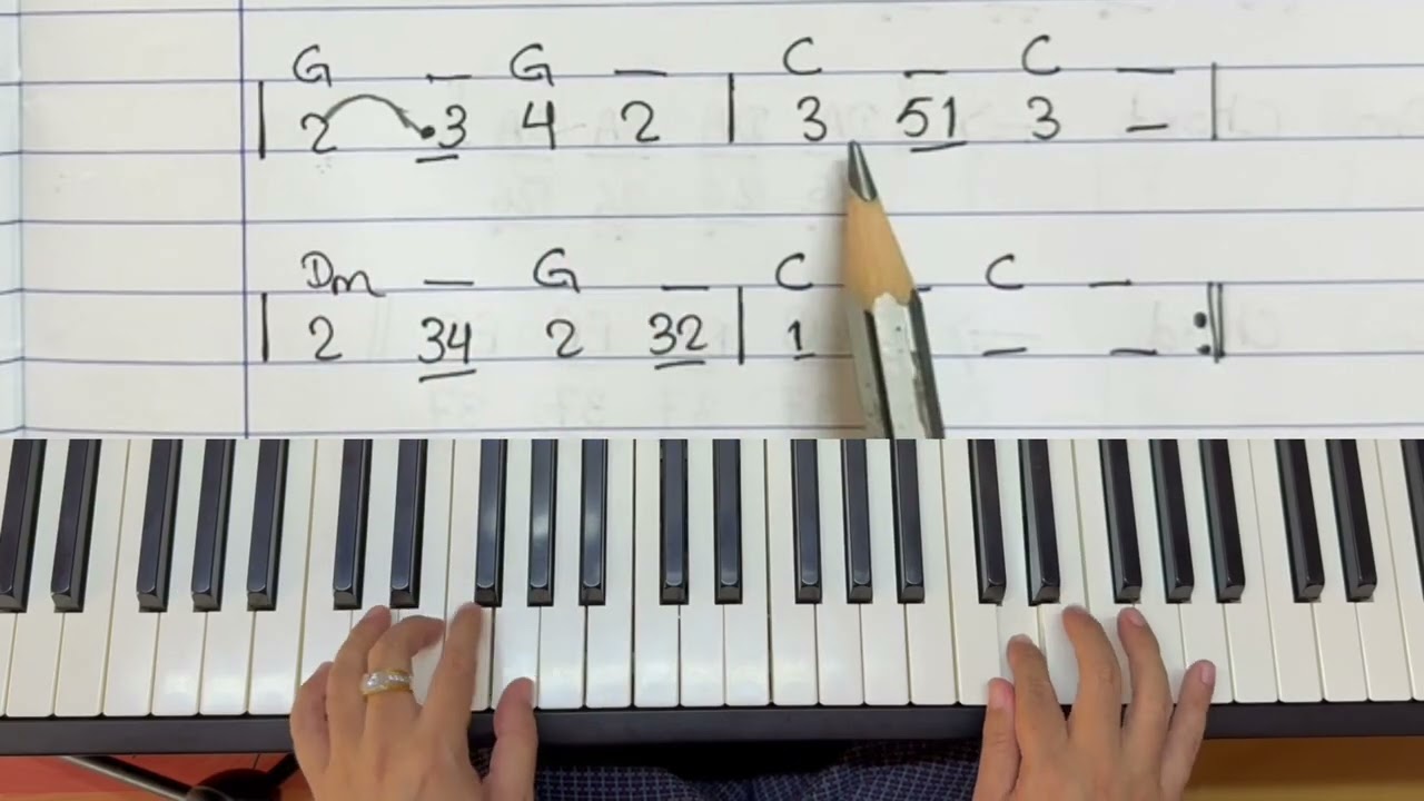 Piano Lesson 5 #pianotutorial #pianotutorialforbeginners 