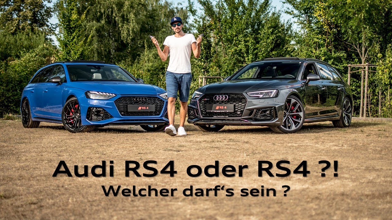 Audi RS4 (B9) VS Audi RS4 Facelift (B9.2) im direkten Vergleich - welcher ist schöner?