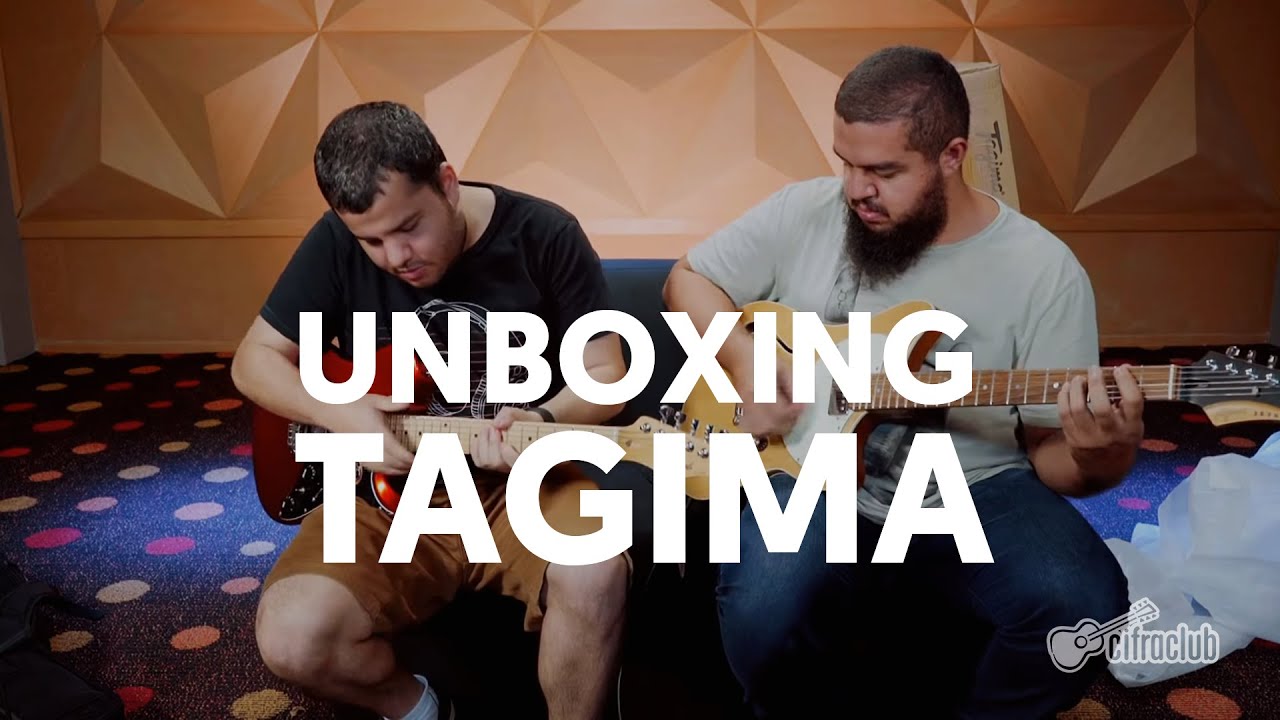 AO VIVO | UNBOXING GUITARRAS TAGIMA