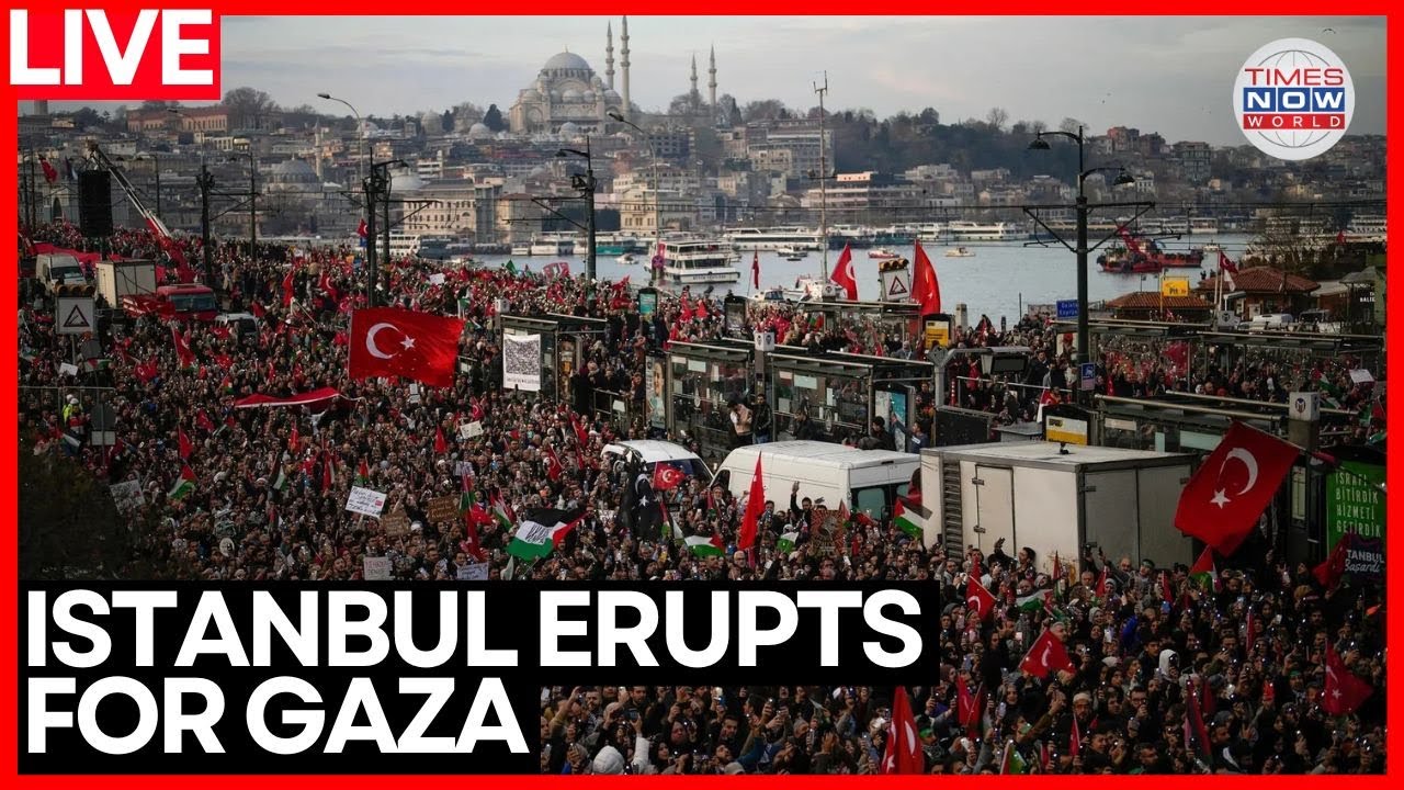 ISTANBUL GAZA MARCH LIVE | 'Big Gaza March' Underway: Live Coverage from Hagia Sophia