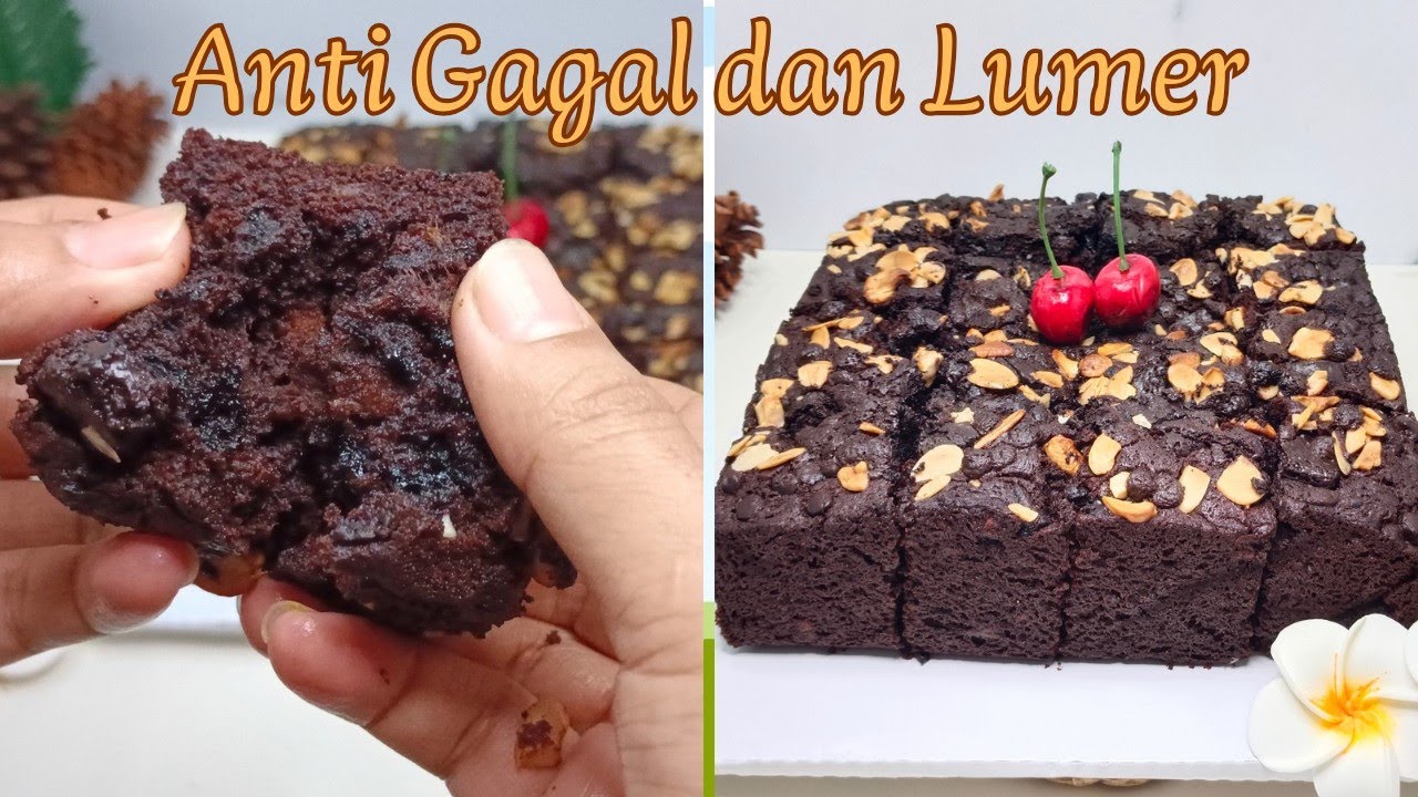 Punya Pisang Kematengan?? Cobain Resep Ini Pasti Ketagihan !!! Brownies Pisang Panggang