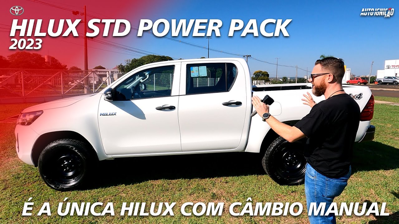 TOYOTA HILUX STD POWER PACK 2023 - A Versão Com Câmbio Manual!