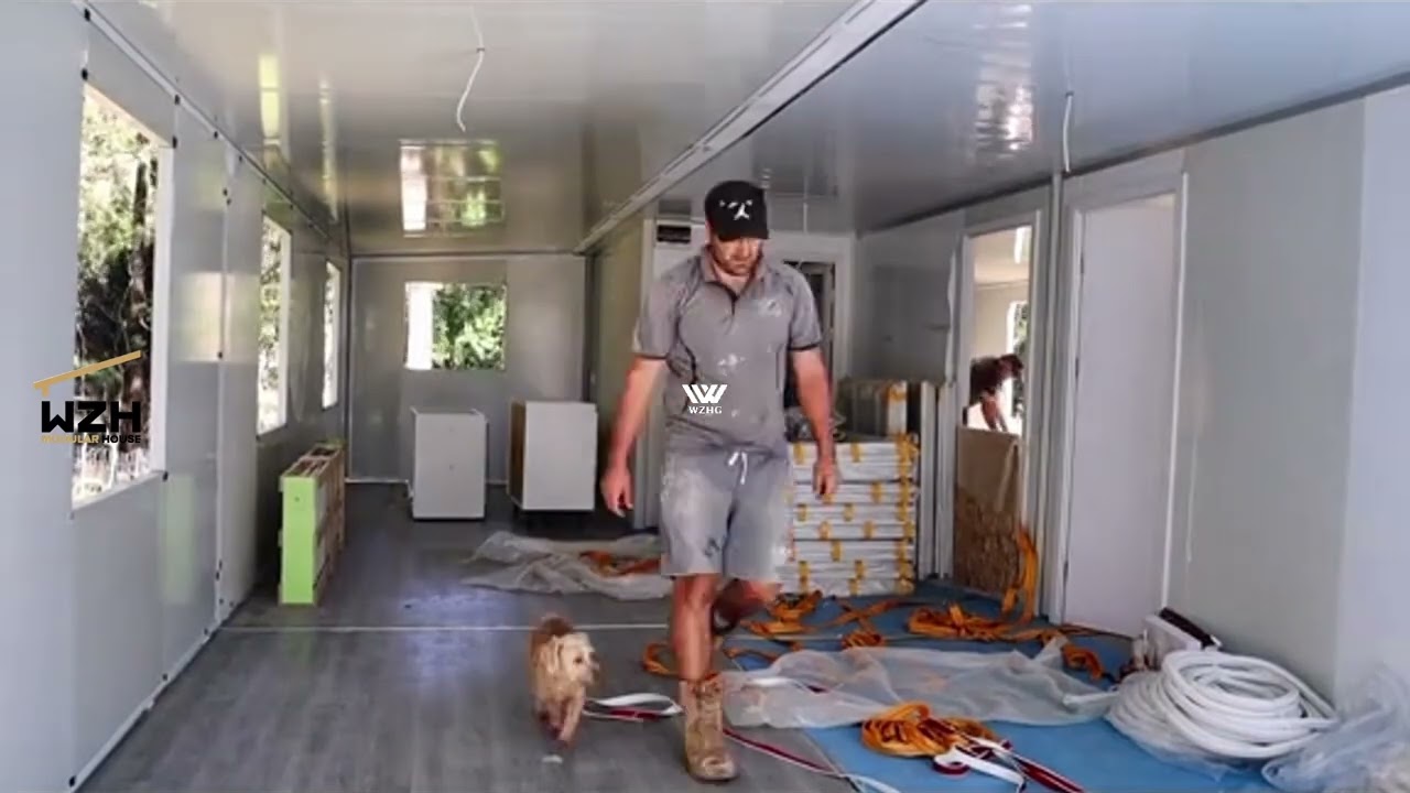 Real Australian customer feedback on WZH expandable prefab modular container house-Great granny flat