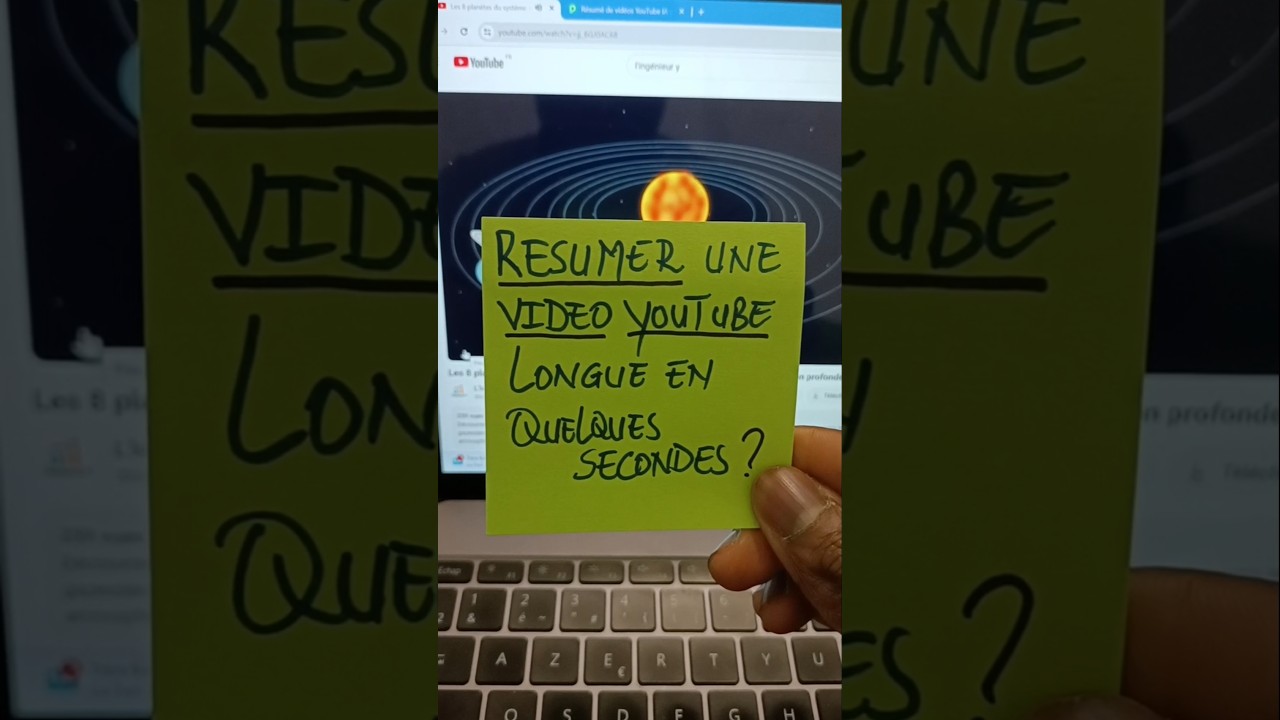 Comment r&eacute;sumer une vid&eacute;o YouTube en quelques secondes