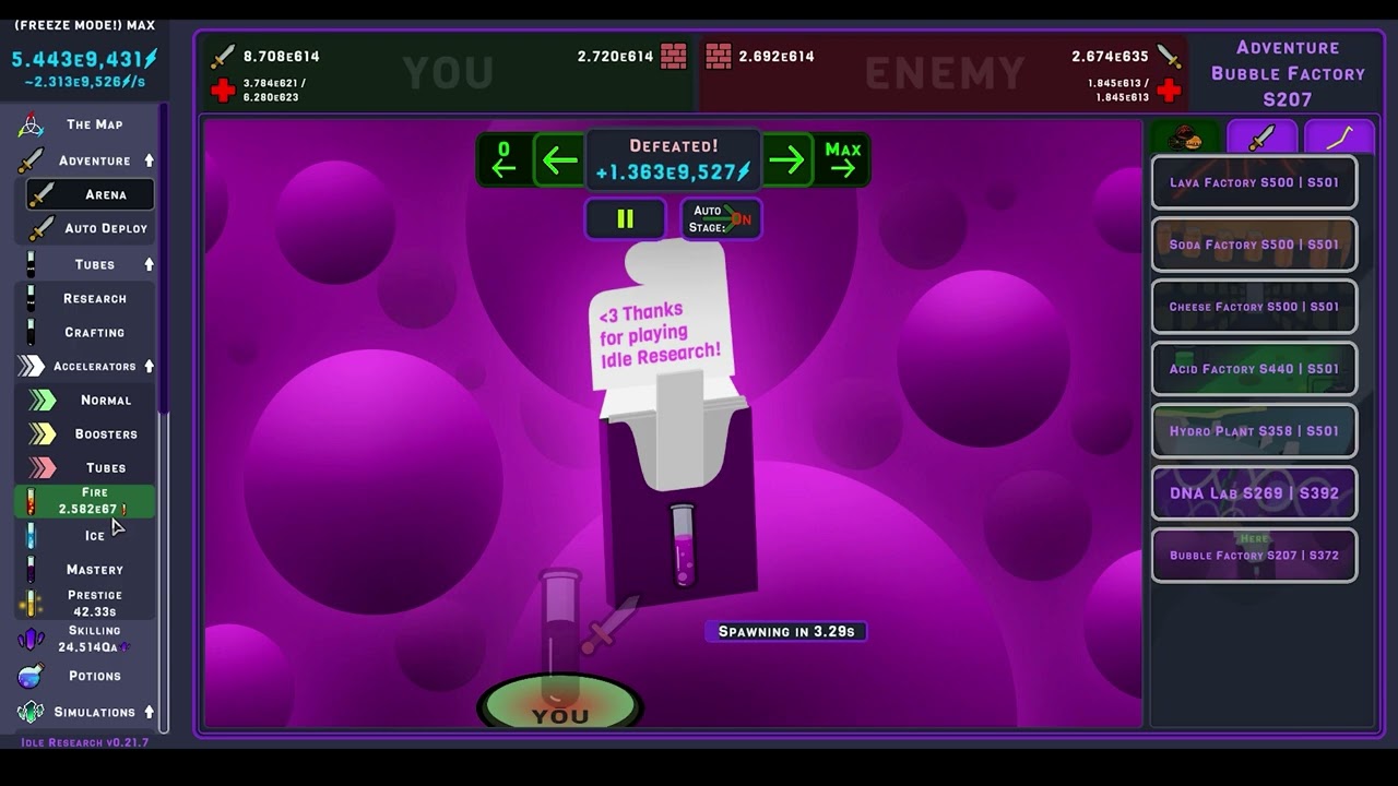 Idle Weekly #87 - Idle Research #8 (Dark Tubes)[The End?]