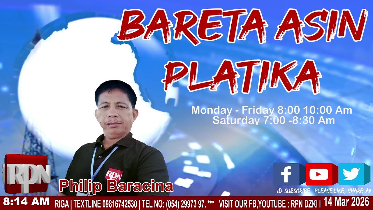 BARETA ASIN PLATIKA| MAR 14,2026