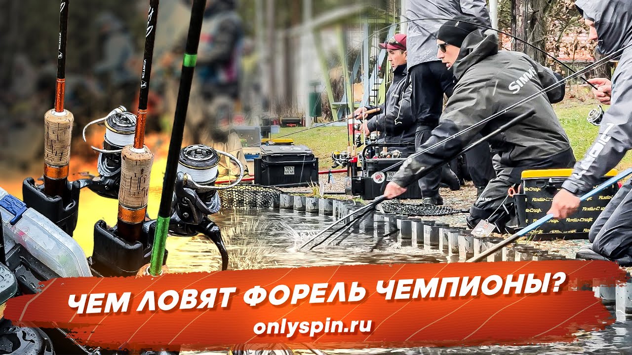 Какими снастями ловят чемпионы? #OnlySpin