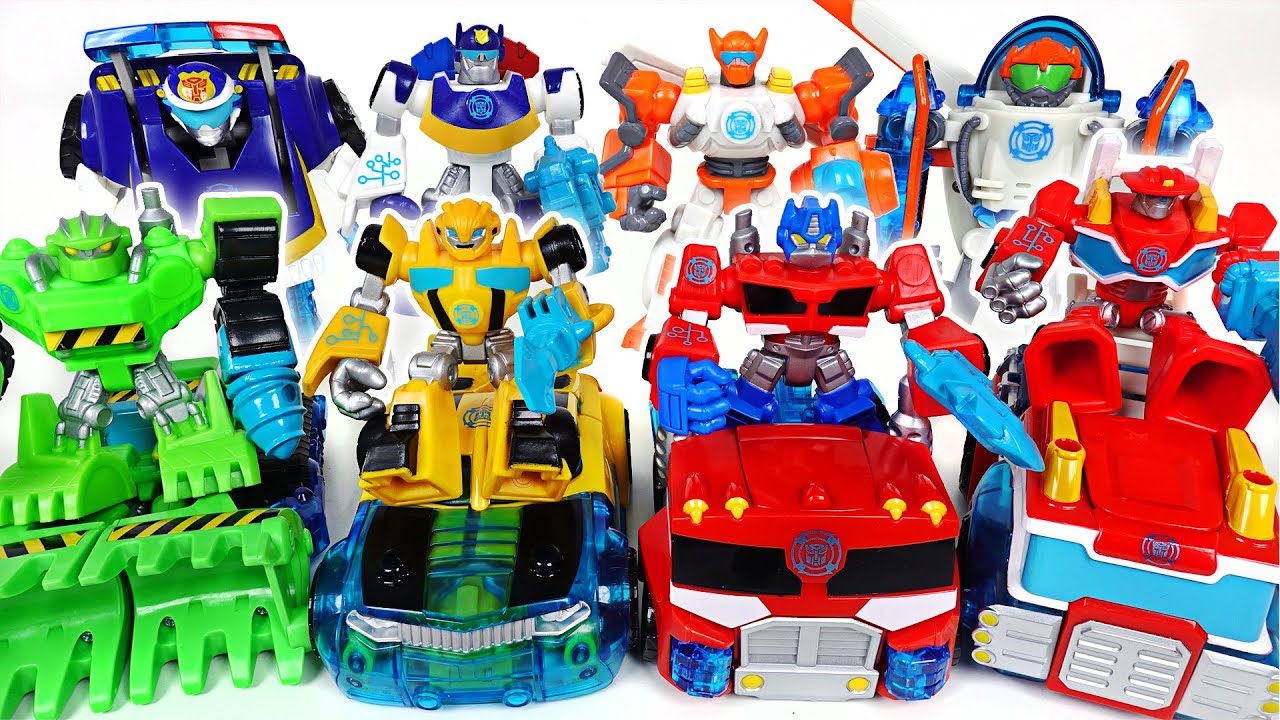 Friends got caught by cobra! Transformers Rescue Bots mini Bumblebee, Chase! Go! - DuDuPopTOY