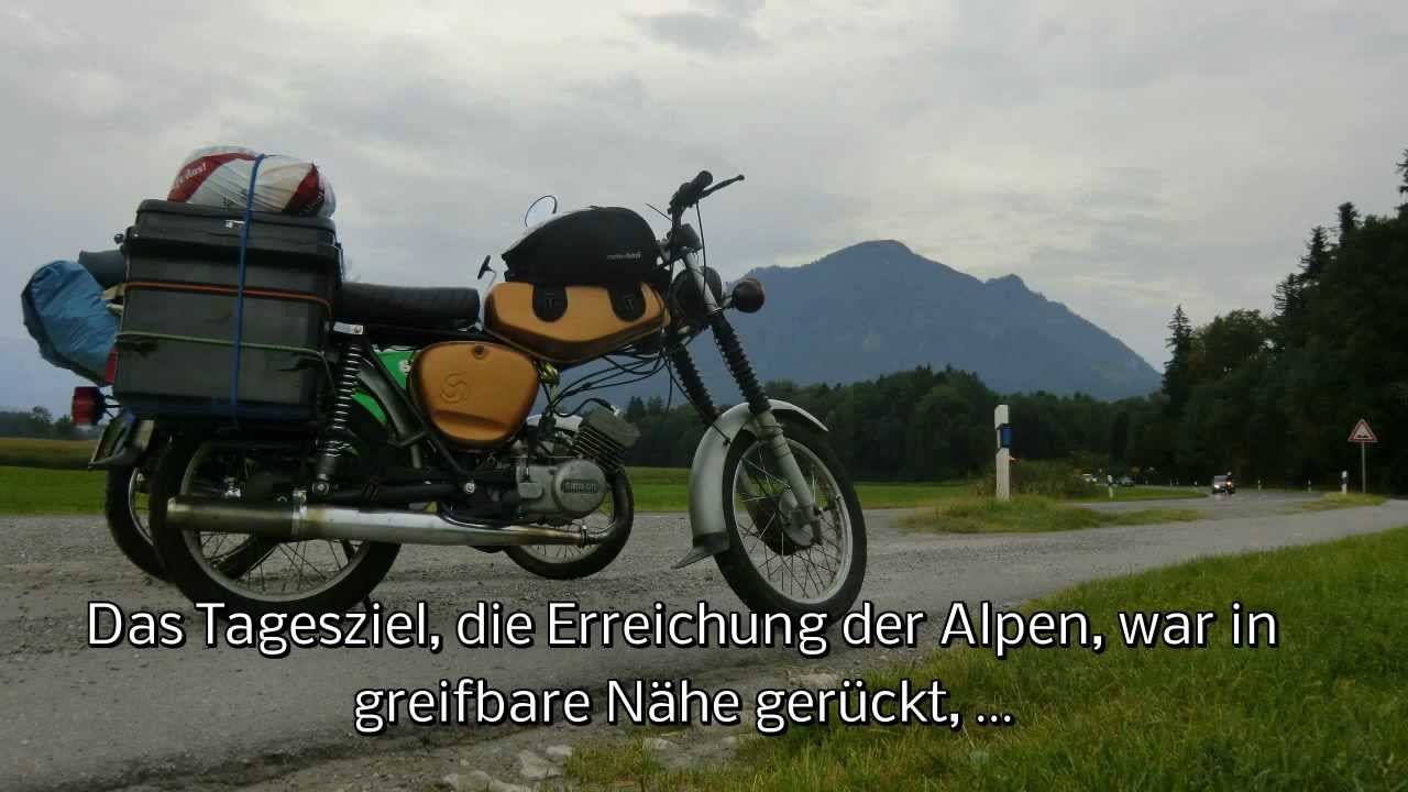 Mit dem Moped nach Italien / Simson- Tour