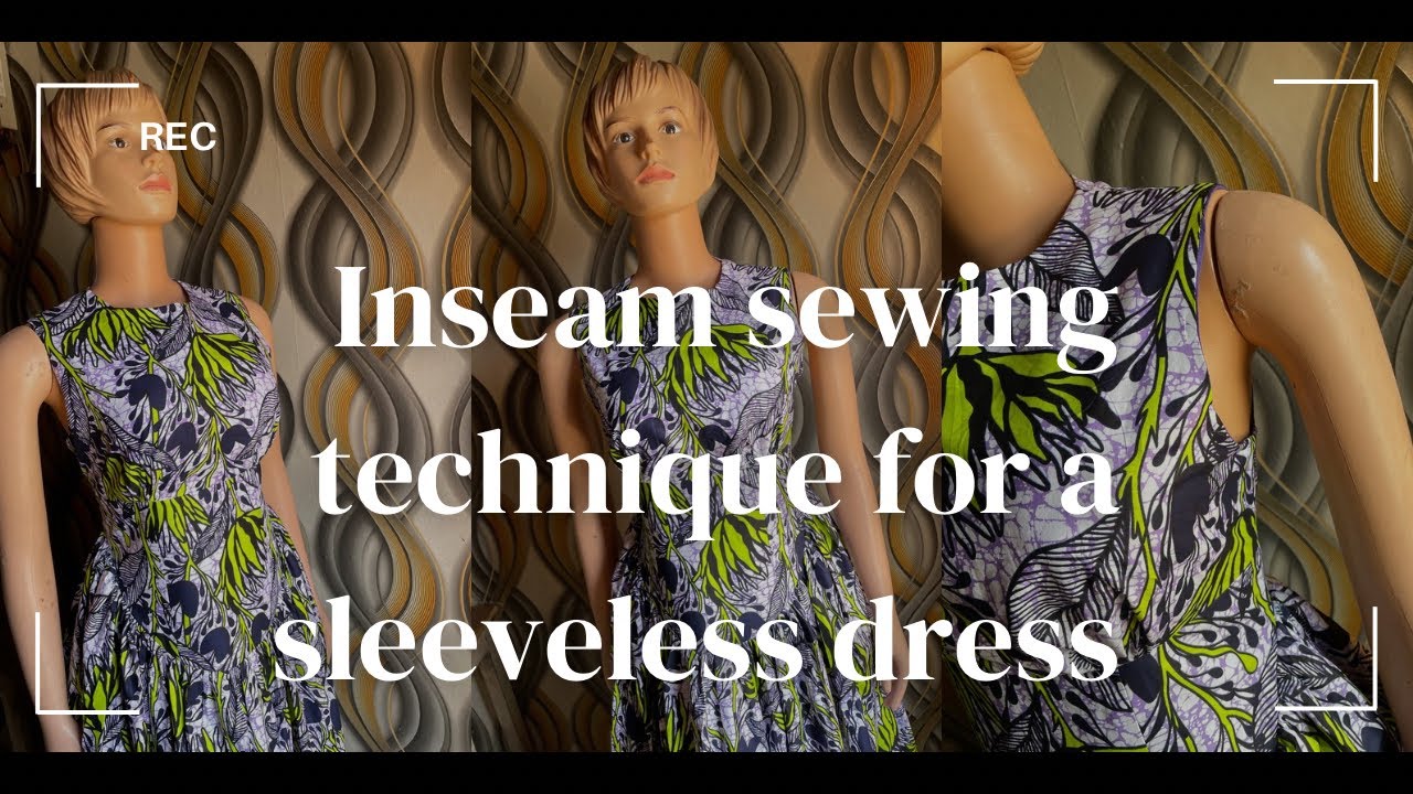 How to neatly sew a sleeves less armhole the inseam method / Sleeveless Armhole Finishing technique