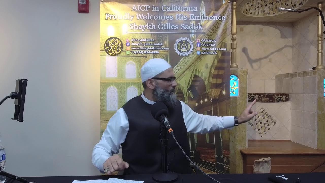 Shaykh Gilles Sunday lesson 1