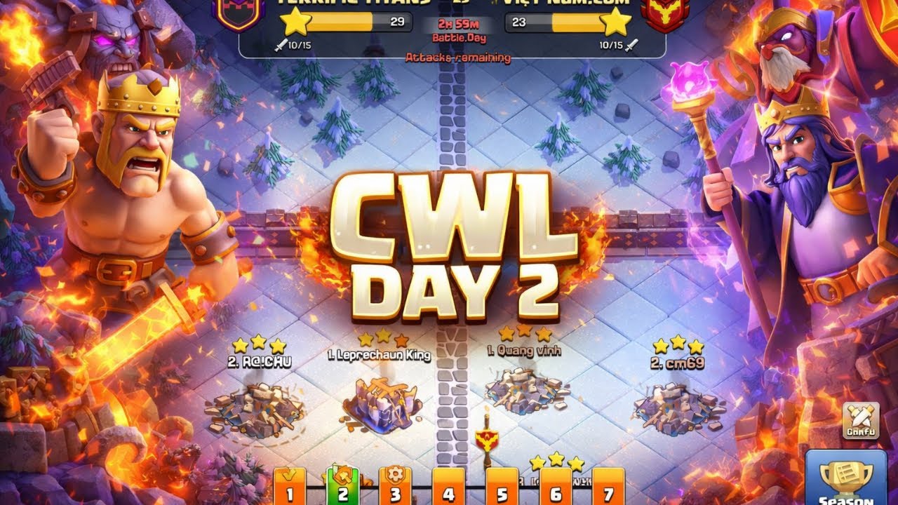 CWL DAY 2 . @ClashOfClans #gaming 