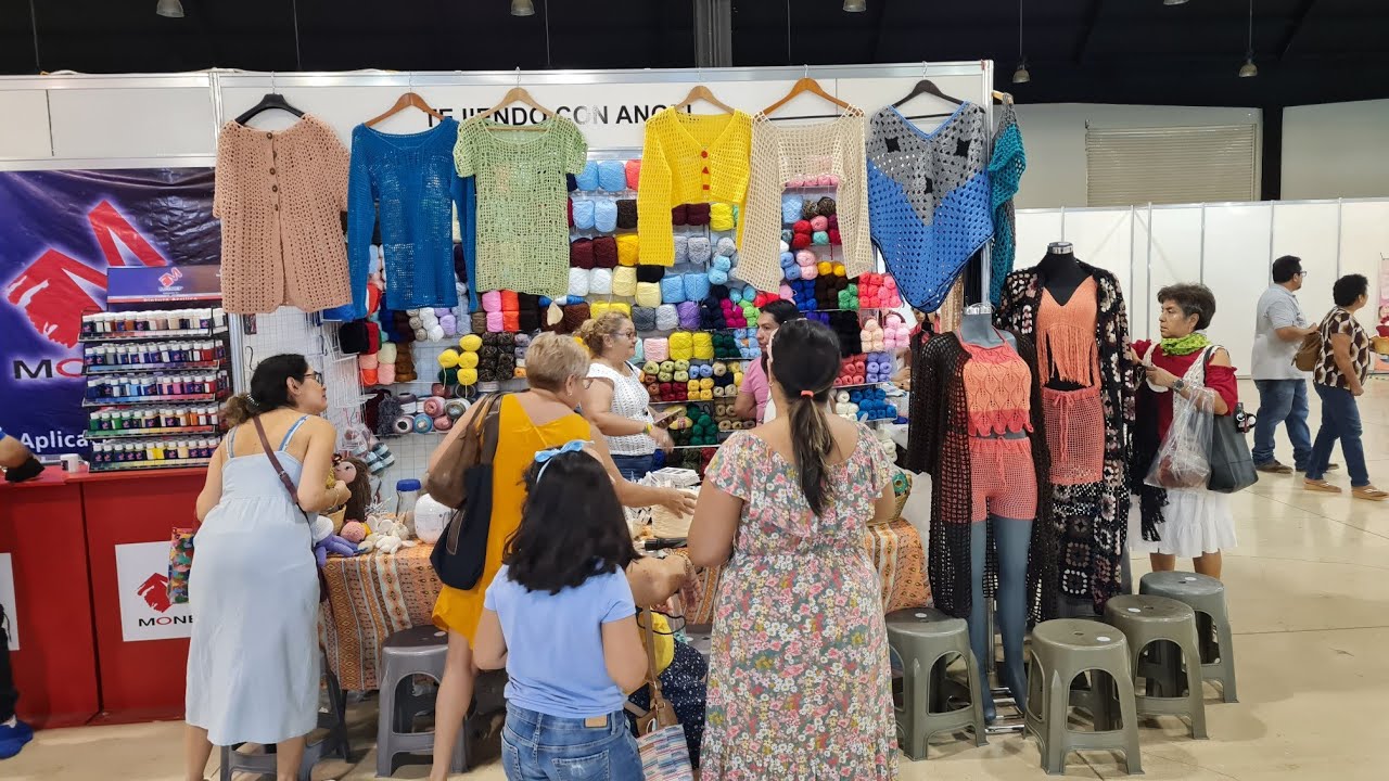 Visite por primera vez una expo de manualidades 😱 y encontré a creadores de contenido, me encantó 💕