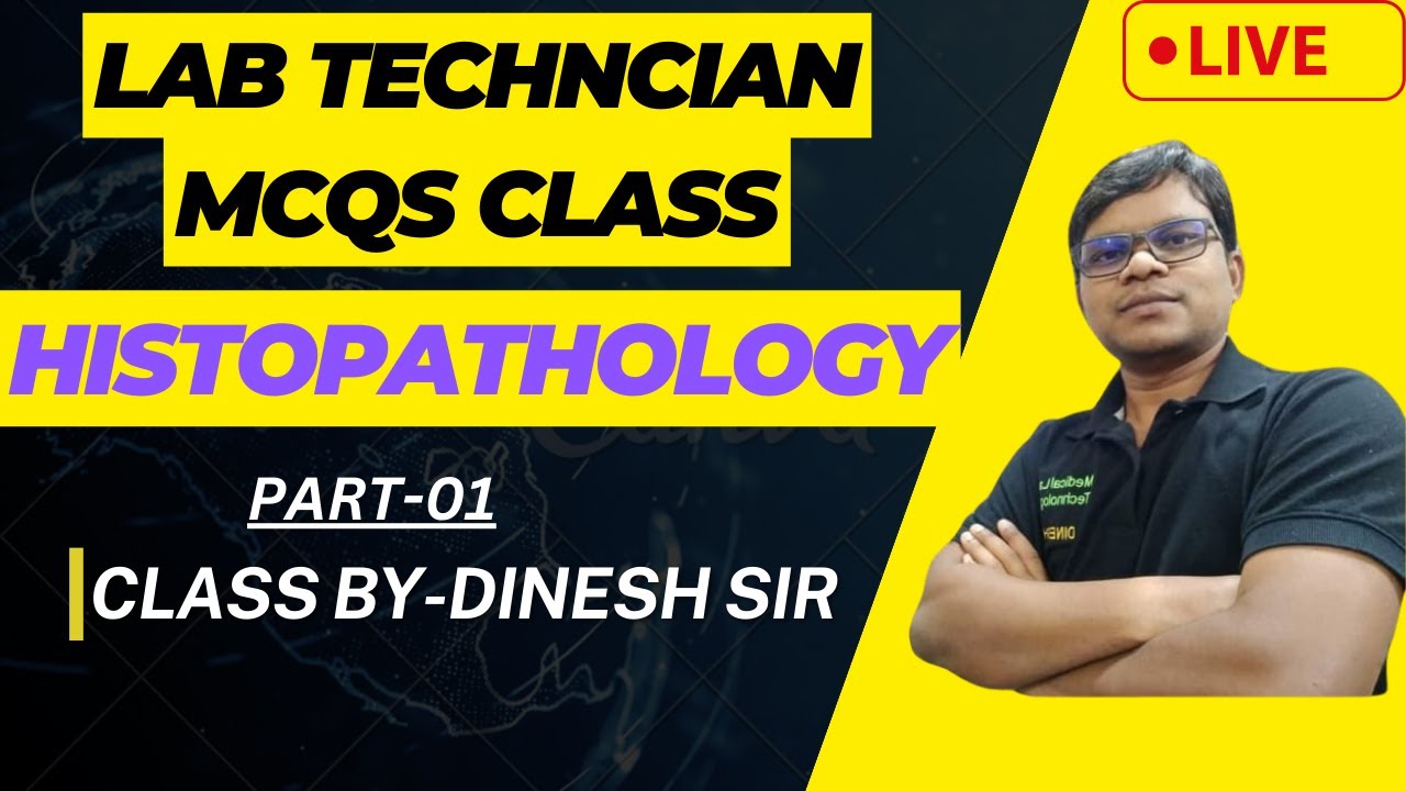 Lab technician MCQS Class | Histopathology mcqs part - 01