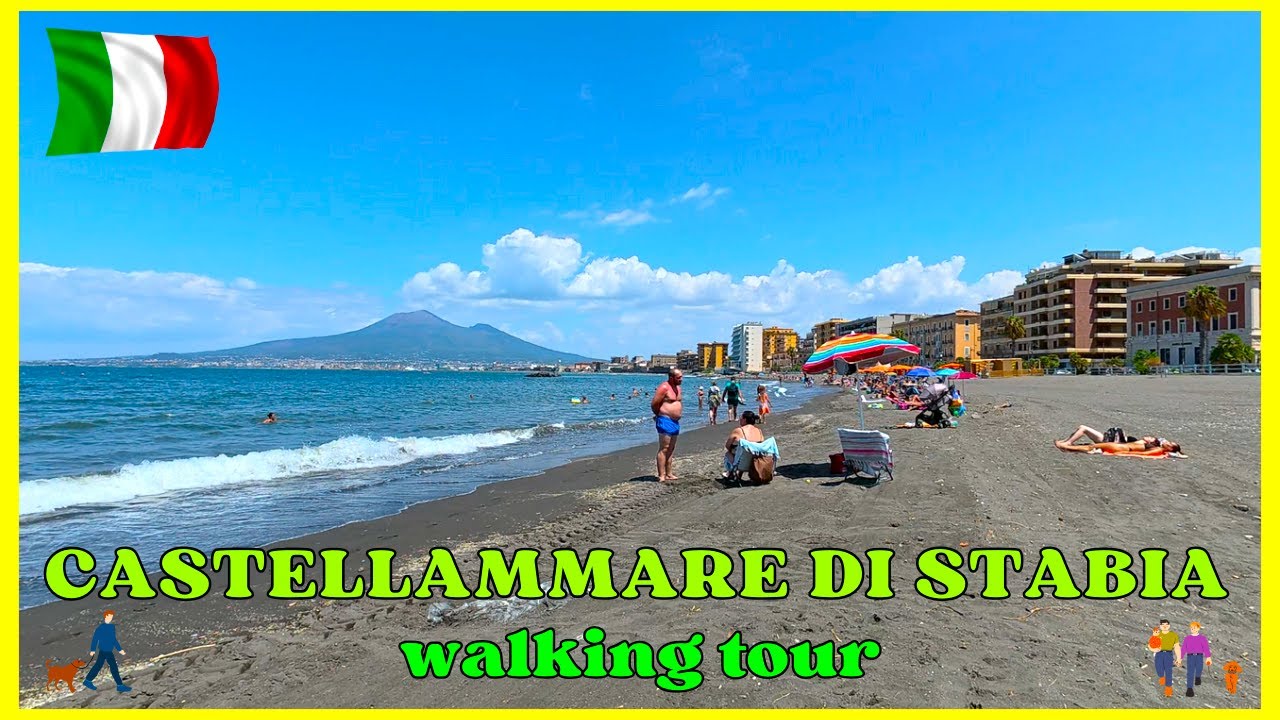 ✨️ Castellammare di Stabia ,  Italy  2025 ✨️ 🇮🇹  [ 4K  ]    Walking Tour    #italy   #walkingtours