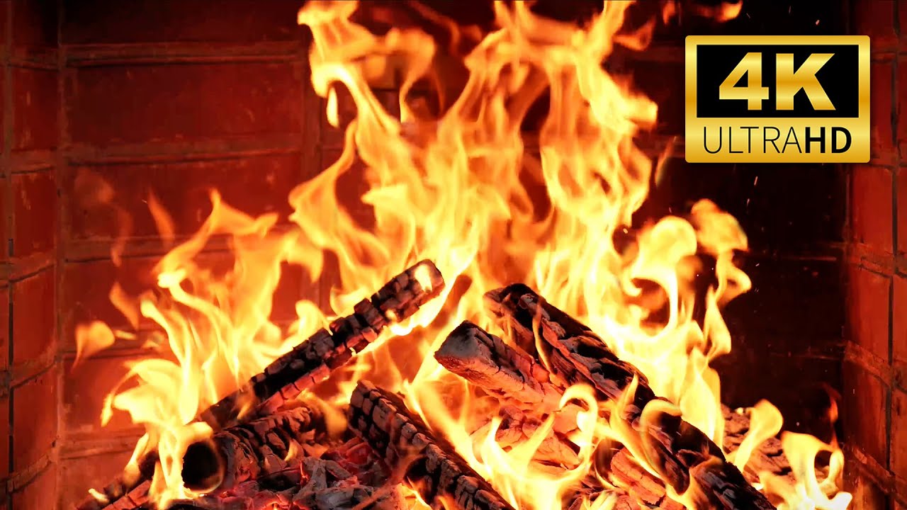 🔥 Watch This Fireplace 4K UHD! Fall Asleep Fast with Soothing Fire Sounds for Peace of Mind