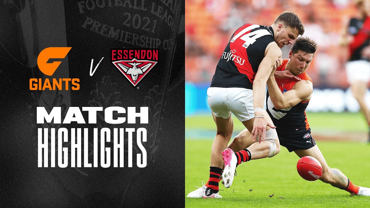 GWS Giants v Essendon Highlights | Round 8, 2021 | AFL