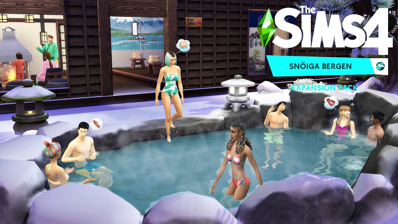 Sims 4 Snöiga Bergen || Skapa en Sim || FÖRSTA INTRYCKET! ♥