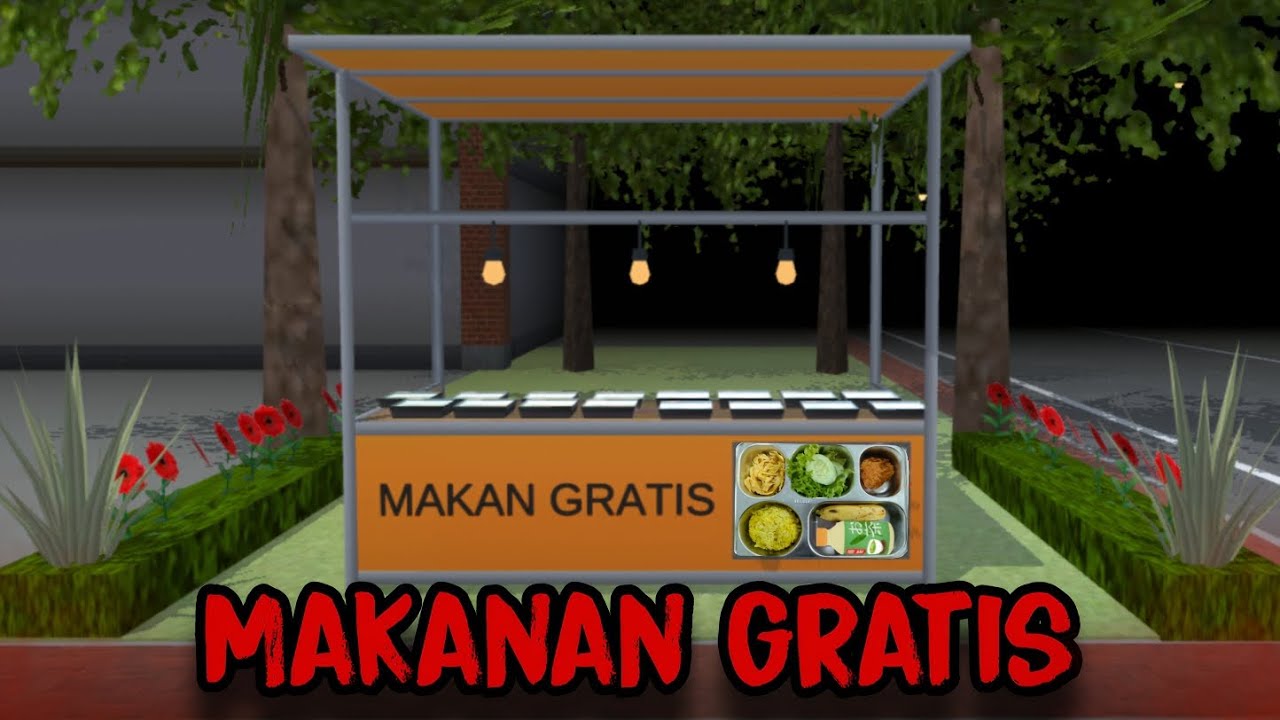 MAKANAN GRATIS || HORROR MOVIE SAKURA SCHOOL SIMULATOR