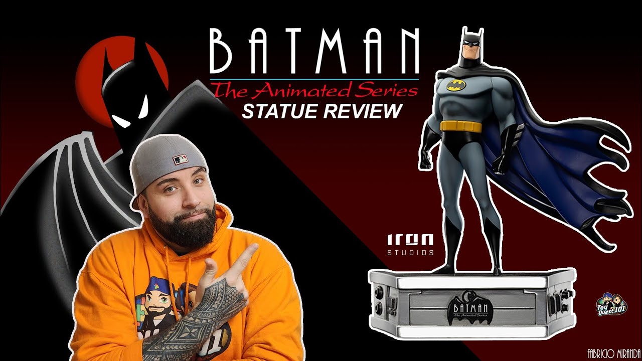 Batman Animated Series 1/10 Scale Statue by Iron Studios Unboxing and Review