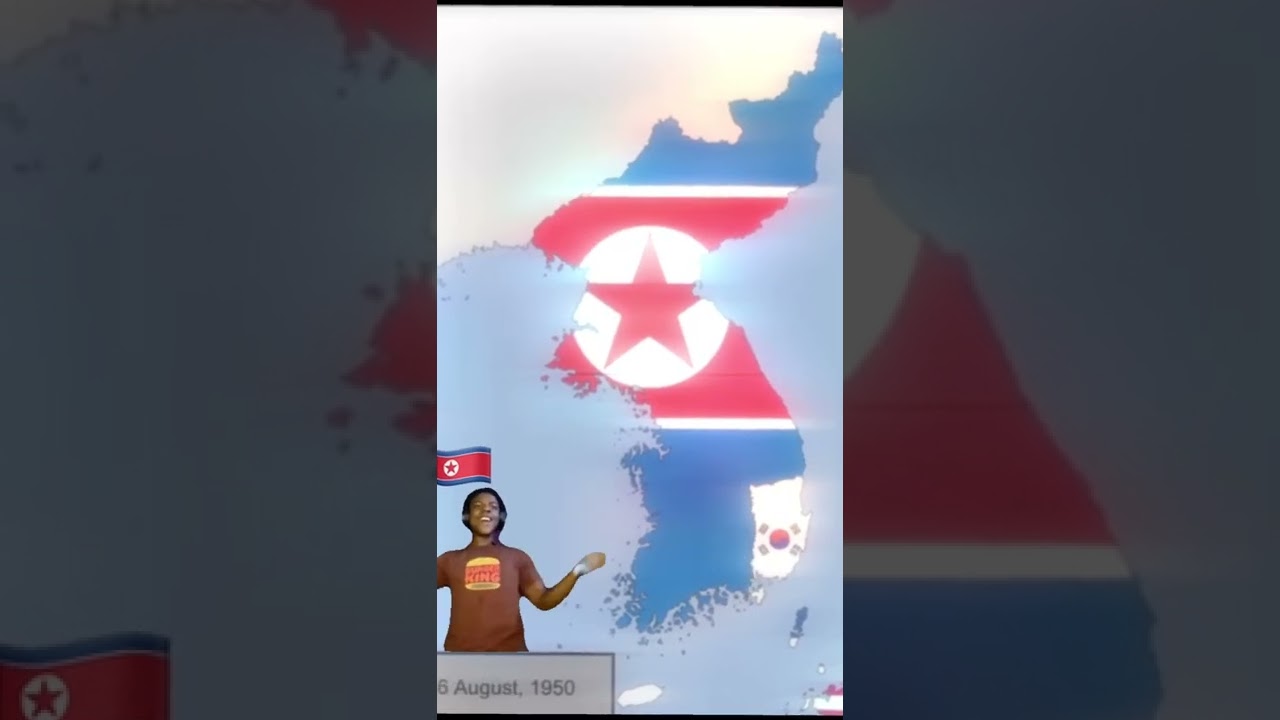 North Korea during the Korean 😂 #northkorea #southkorea #war #ishowspeed #meme #youtubeguru #bhfyp