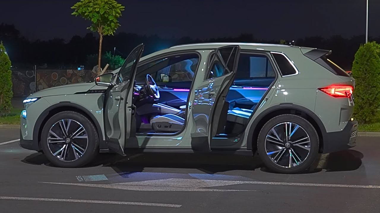 Skoda Elroq 2025 Night Lights Review