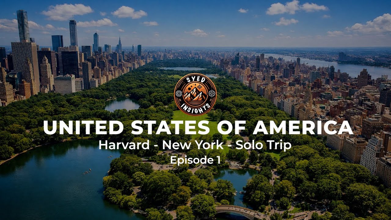 USA | HARVARD UNIVERSITY | NEW YORK | SOLO TRIP | EPISODE 1 | 4K CINEMATIC VLOG | 2025