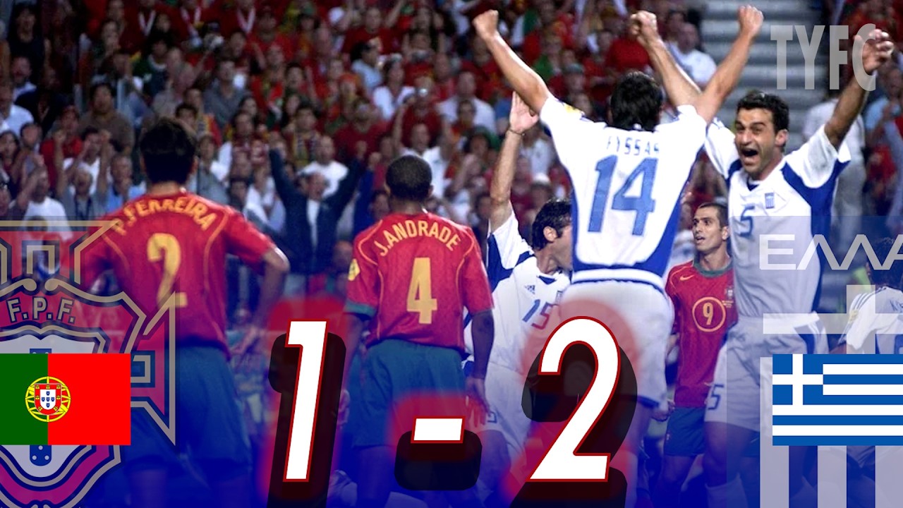 Greece 2&ndash;1 Portugal 🏆 | UEFA Euro 2004 Group A (MD1) | Highlights & Goals | Road to Glory