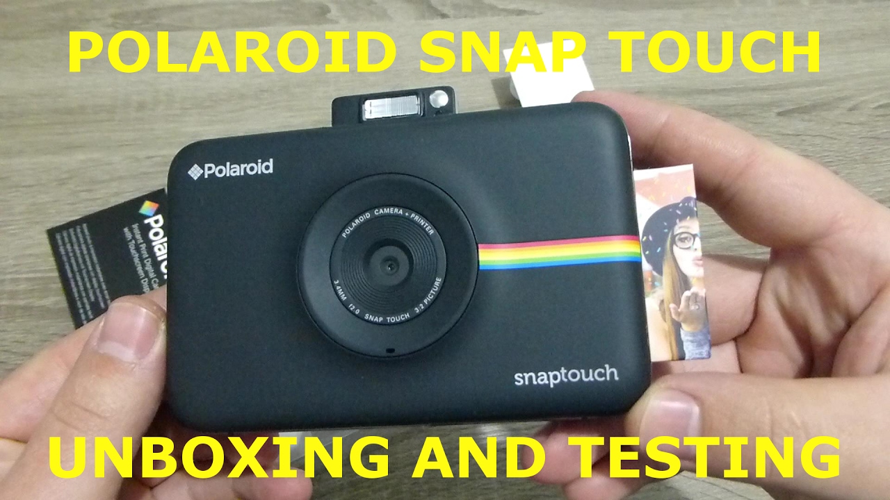 Polaroid SNAP Touch Unboxing|Testing|Printing from Smartphone 