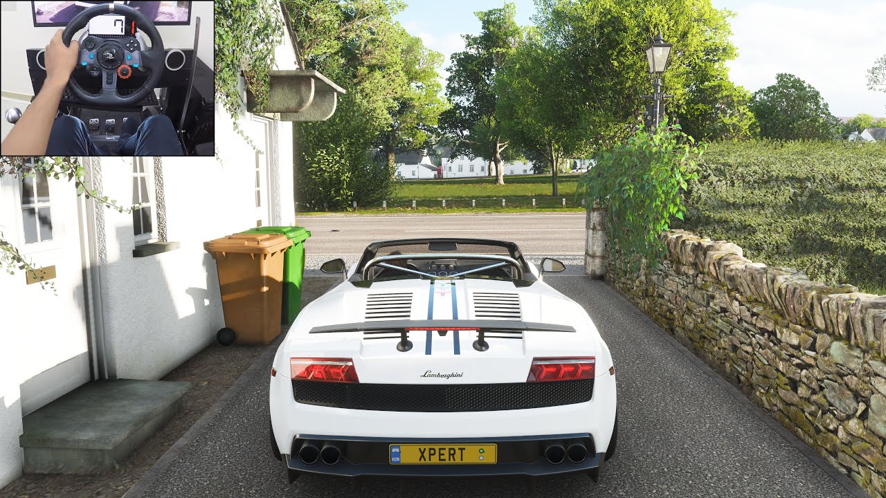 Lamborghini Gallardo LP570-4 Spyder Performante - Forza Horizon 4 | Logitech g29 gameplay