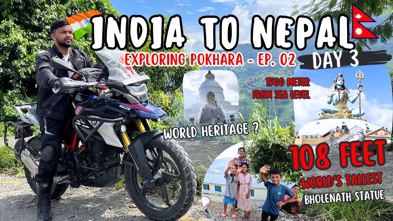 India to Nepal | International Ride | Day 3 | Pahuch Gaye Pumdikot Mahadev Darshan Karne Pahaado Me