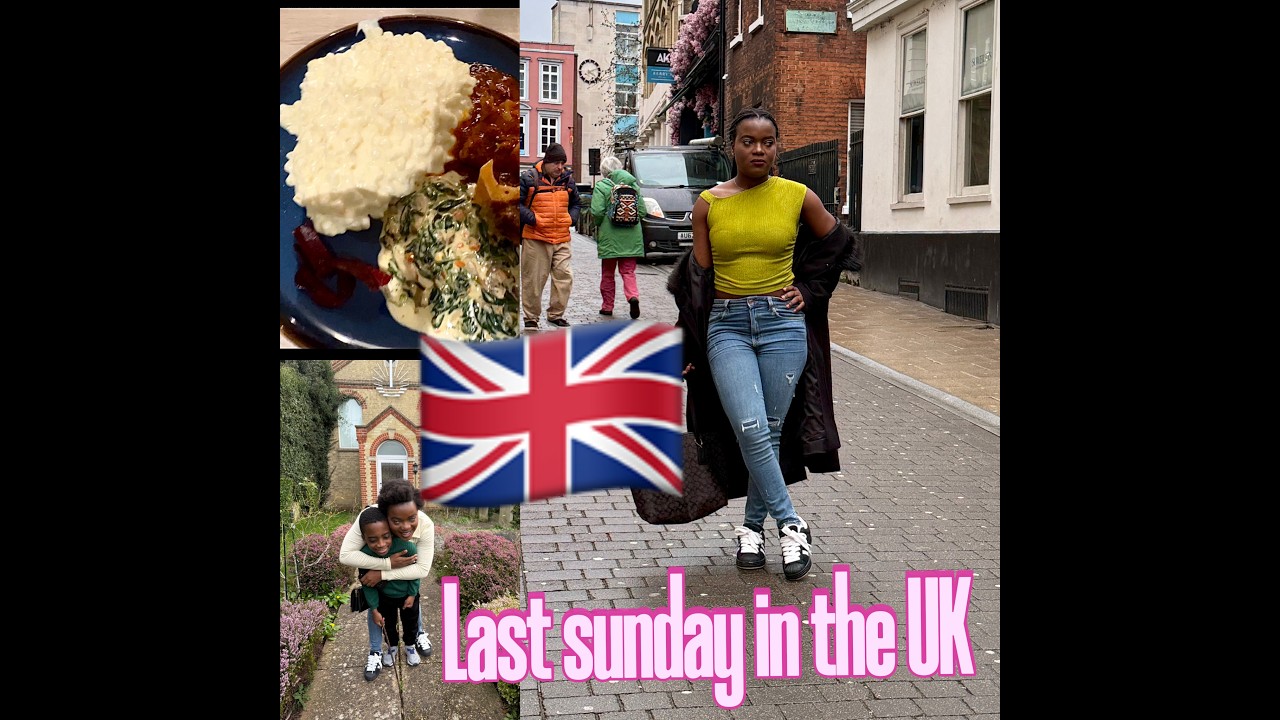Last Sunday in the UK// Cooking creamy Samp , creamy spinach and beef stew//Church//