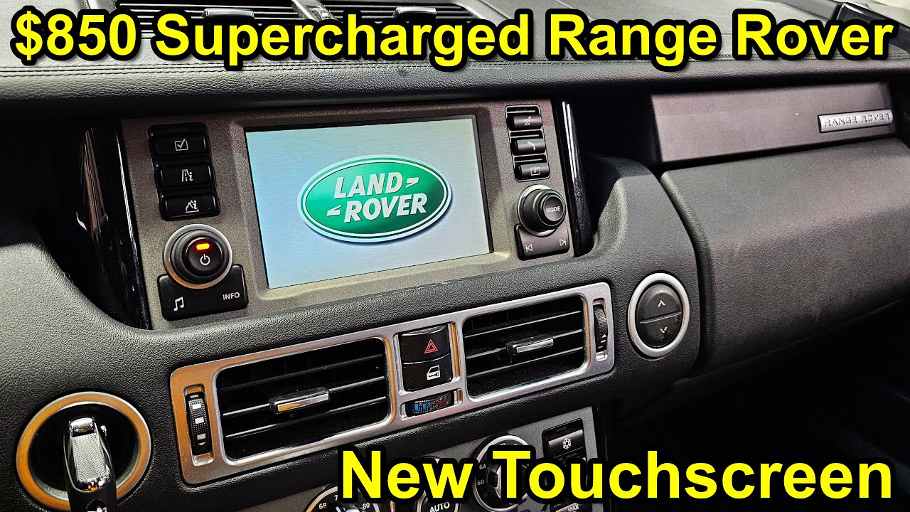 New Touchscreen for my $850 Supercharged Range Rover! (L322)