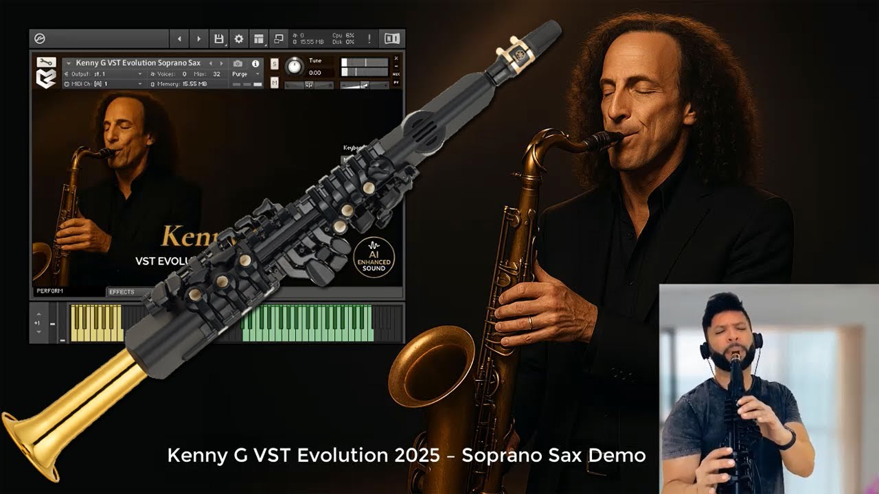 Kenny G (Yamaha YDS-150 + VST Evolution Soprano Sax)