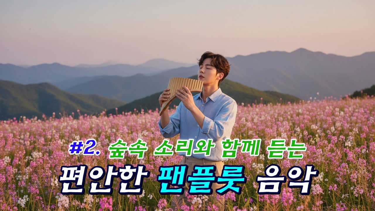 [Playlist] #2. 숲속 소리와 함께 듣는 편안한 팬플룻 음악 / Relaxing & Healing Panflute Music & Nature Sounds