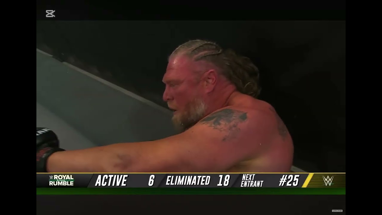 2026 Royal Rumble Eliminations (Men&rsquo;s)