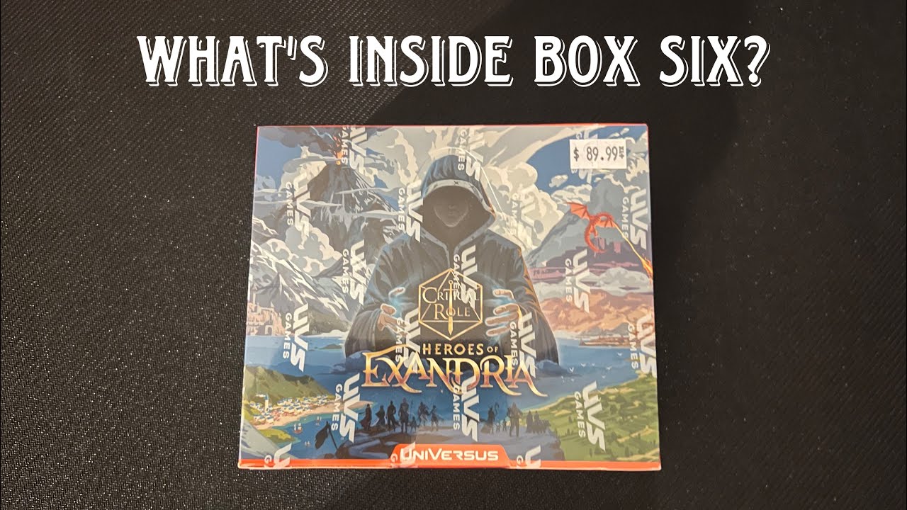 Universus - Critical Role Heroes Of Exandria Box Opening Six! #criticalrole