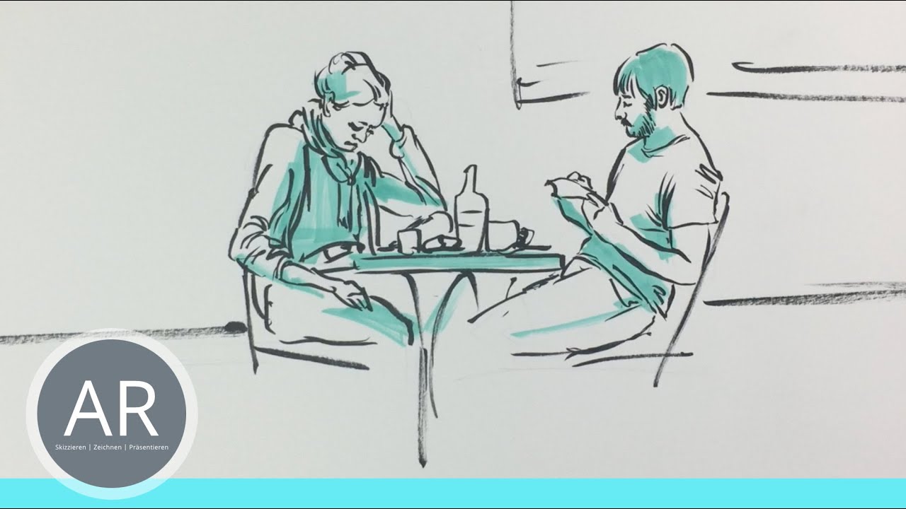 So einfach kannst du Menschen zeichnen lernen. Figürliches Zeichnen & Urban Sketching Zeichenkurse