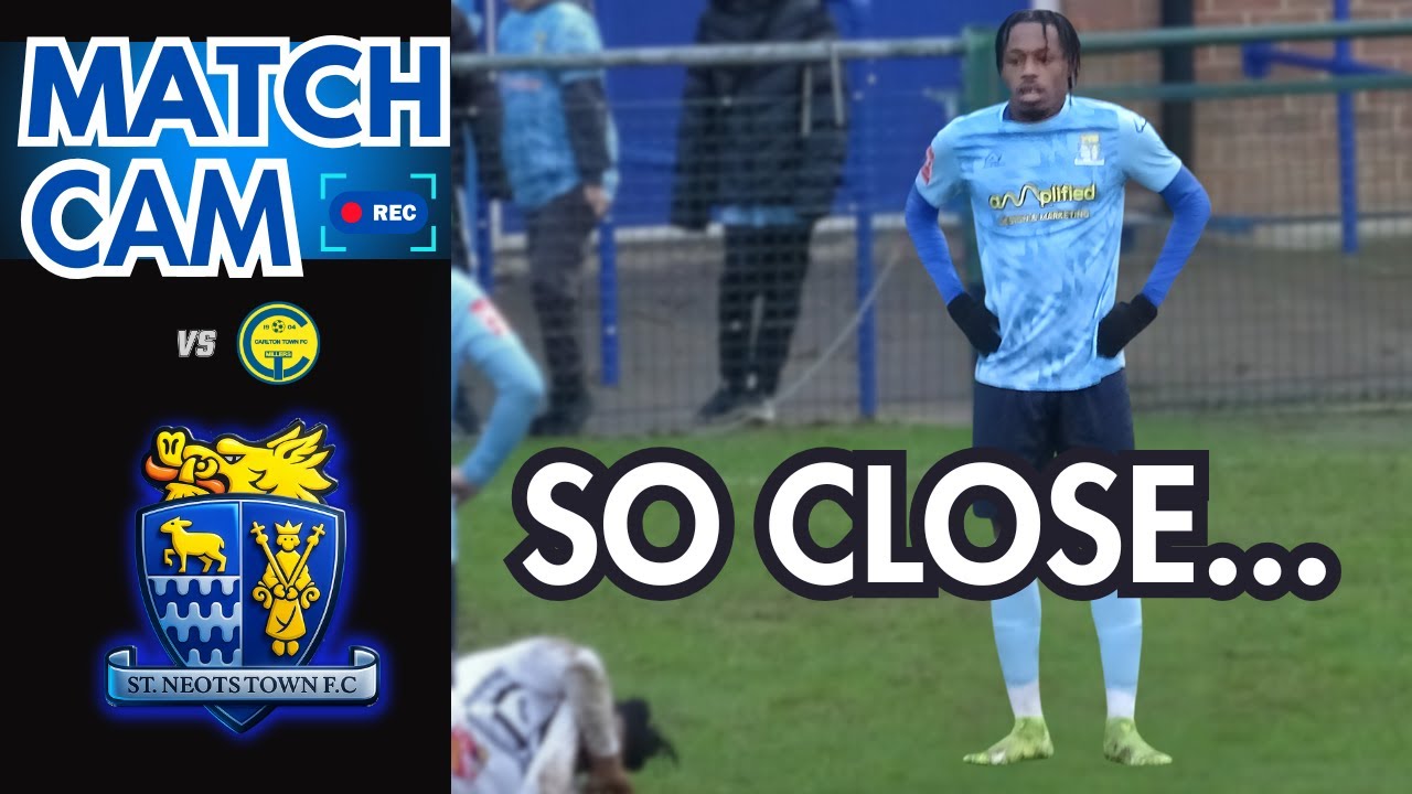 So Close Against the League Leaders… | Saints vs Carlton Town